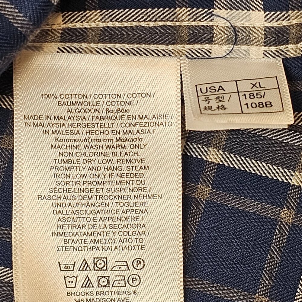 Brooks Brothers Madison Fit Non-Iron Button Down XL - Picture 7 of 7